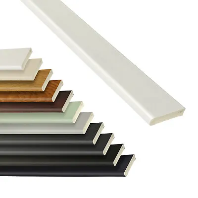 UPVC Cloaking Fillet D Mould Trim PVC Architrave Plastic Window Door Bead 5m • £12.82