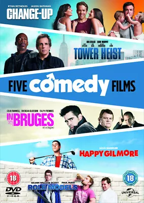 The Change-up/Tower Heist/Happy Gilmore/In Bruges/Role Models DVD (2015) Ryan • £5.22