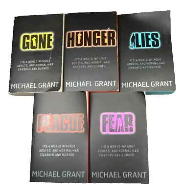 Gone Series 5 Books Collection Set Michael Grant Gone Hunger Lies Plague Fear • £11.99