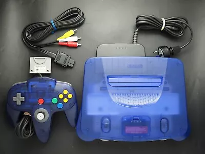 Grape Purple Funtastic Nintendo 64 Console PAL + Pad GOOD+ CONDITION • $379