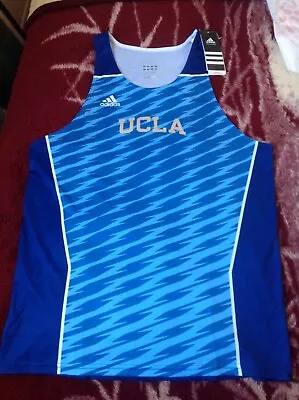 Nw Mens Adidas Ucla Bruins Cross Country Track & Field Running Jogging Singlet S • $49.99