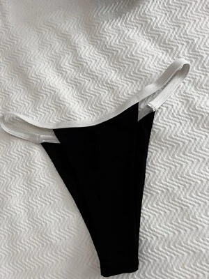 $10 • Buy Zaful Bikini Bottom Black Size 8
