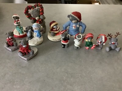 £18 • Buy Me To You Figurine Ornament Figure Retired Mini Christmas Figurine Plus Others.