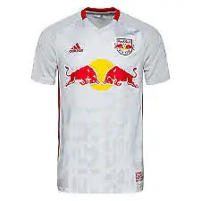 Adidas MLS New York Red Bulls Men's Grey Home Jersey Grey/White   • $34.99