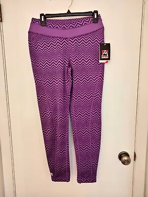  Avalanche Mogul Leggings Printed Dewberry Dot Chevron Sz Medium Ladies • $15