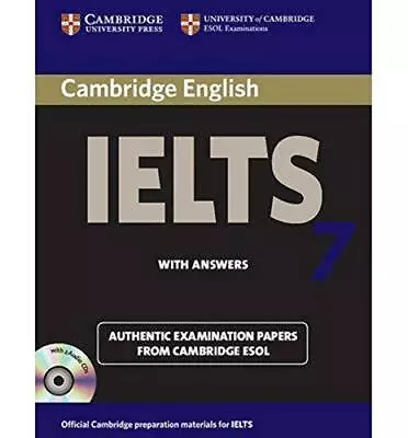 Cambridge IELTS 7 Self-study Pack (Student's Book With Answers And Audio CDs (2) • £4.76