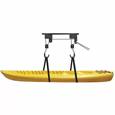 Garage Ceiling Mount Kayak Bicycle Canoe Hoist Lift Hanger • $49