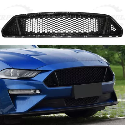 For Ford Mustang 2018-2021 Front Upper Grille Mesh Grill Honeycomb Bullitt Style • $79.99