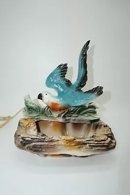 Vintage Lane & Co. 50s Tv Lamp Planter 1959 Parrot Diving Into Sea Ocean MCM • $159