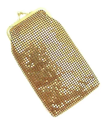 Women's Metal Mesh Cigarette Case OR Eyeglass Case With Kiss Lock (USA Stock) • $15.50