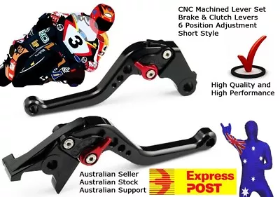 $69.90 • Buy YAMAHA YZF R7 2021 - 2023  Short Adjustable Brake &Clutch Levers Lever Set B/R