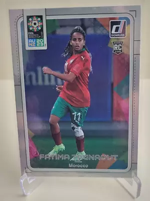 2023 Donruss Fifa Womens World Cup Fatima Tagnaout Rc Silver Parallel #104 • $4