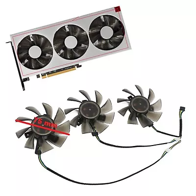 Fans For Amd XFX Radeon VII RadeonVII FD8015H12S Graphics Video Card Cooler Fan • $30.35