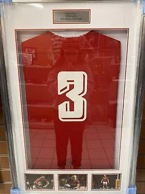 £350 • Buy Dillon Lewis Wales Rugby Signed Shirt Six Nations 2023 FRAMED WITH COA