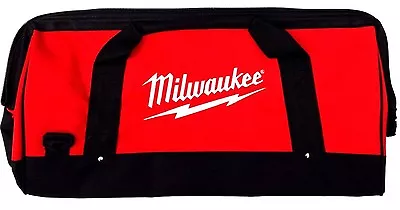 New Large Milwaukee 22  Heavy Duty Canvas DrillTool Bag/Case 18V 12 14 18 Volt • $29.97