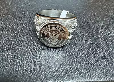 USA Military Ring United States Marine Corps US Army Men Signet Stainless Steel • $11.59