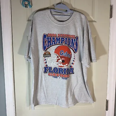 VTG Florida Gators Shirt Sz XL Football College NCAA 2006 Champions 1996 Tostito • $15.95