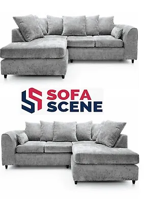 £389 • Buy New Chenille Kensington Fabric Corner Sofa / 2 Seater / 3 Seater / Swivel Chair