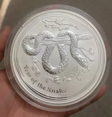 1kg Silver 999.9 Australian Lunar Year Of Snake 2013 Bullion Coin (Perth Mint) • $2499