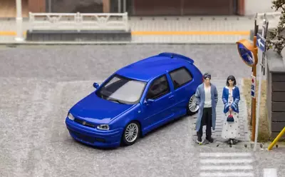 GB FH 1:64 Blue VW Golf GTI MK4 2 Doors Coupe Sports Model Diecast Collect Car • $41.99