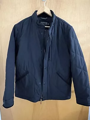 J Crew Mens Sussex Utility Barn Coat Size M Primaloft Zip Snap Quilted Jacket • $30