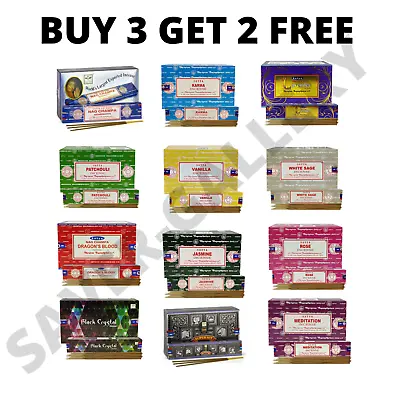 Satya Incense Sticks Nag Champa Mix & Match Joss 15g Joss Incense Stick 12 Packs • £11.99