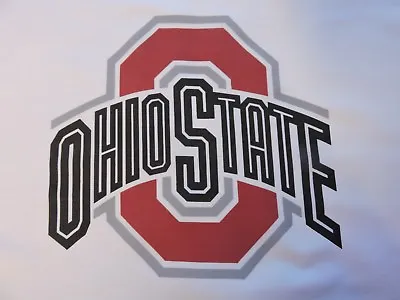 1 Ohio State Buckeyes Quilt Blocks SEWING BLOCK QUILT SQUARE Fabric Material Sew • $13.99