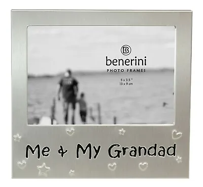 £5.90 • Buy Me & My Grandad Photo Picture Frame Father's Day Birthday Christmas Grandad Gift