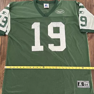 RARE 1998 KEYSHAWN Johnson New York Jets Sz54 Home Jersey Starter • $56