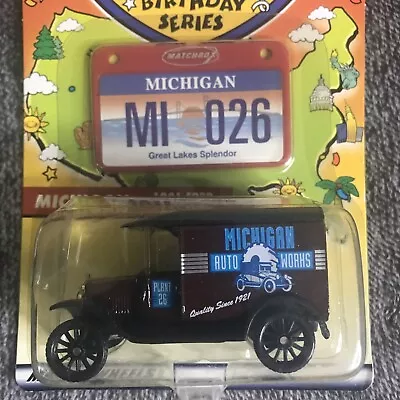 Matchbox Across America Michigan 1921 Ford Model T 50th Birthday Series • $3.72