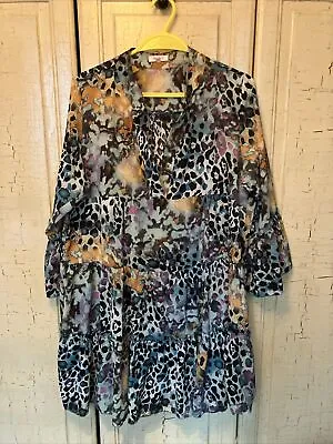 Kilky Paris Animal Print Dress/tunic Top • £3.99