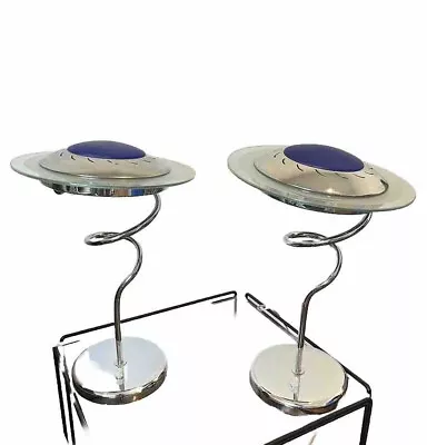 RARE Vintage Postmodern Memphis Spiral Mid Century Modern Space Age UFO Lamp • $465