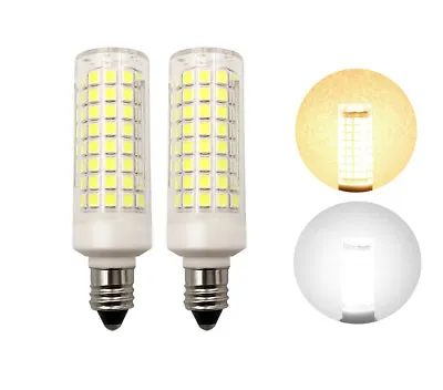 $10.98 • Buy 2pcs E11 LED Light Bulb 7W 110V 120V 102Led 2835SMD Ceramics Ceiling Fan Lights