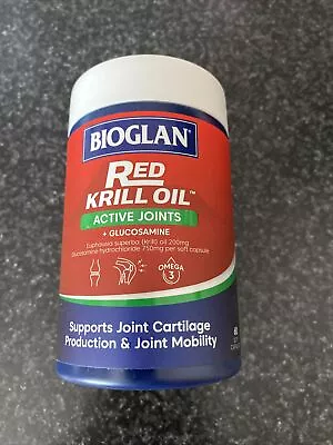 Bioglan Red Krill Oil Active Joints 60 Soft Capsules • $29.99
