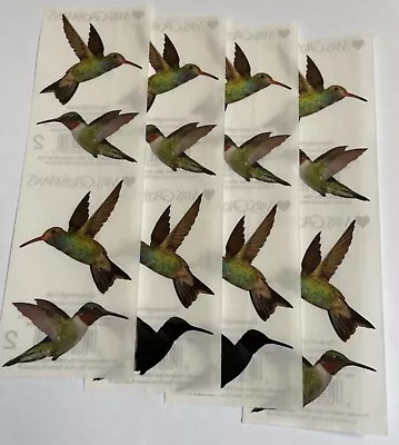 Hummingbirds Stickers By Mrs. Grossman's Lot Of 4 Strips • $5