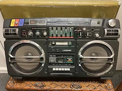 Lasonic Vintage TRC-931 Boombox Ghetto Blaster Complete Tested And Works • $650