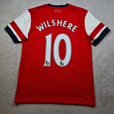 Arsenal Shirt Medium Red Home Kit 2012 2013 2014 Nike Jersey Jack Wilshere • £109.88