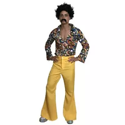 £12.99 • Buy Flared Flares Trousers 60s 70s Mens Disco Groovy Saturday Night Fever 