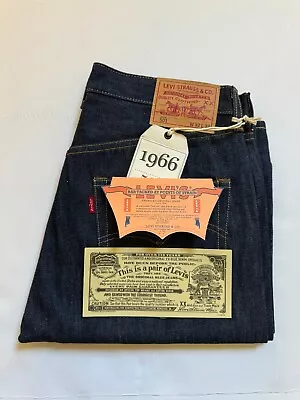 Levi's Vintage Clothing DEAD STOCK CONE MILLS DENIM 1966 501 Jeans Men's 32x32 • $80