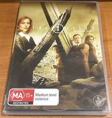 The X-Files : Season 9 (2001 : 5 Disc DVD Set) Very Good Condition Region 4 • $10