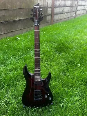 $475 • Buy BRAND NEW Schecter Omen Elite-6 FR Guitar Black Cherry CHEAPEST ON EBAY! METAL!!