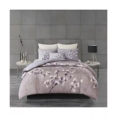 N Natori Sakura Cotton Comforter Reversible Solid Cherry-Blossom Flower Flora... • $181.53