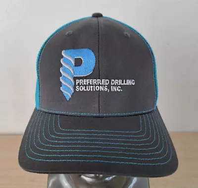 Preferred Drilling Solutions Adjustable Snapback Trucker/mesh Hat/cap Blue • $12.99