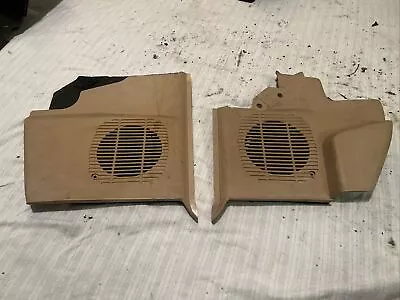 BMW 325i E30 Convertible Front Kick Panel Speaker Grill Cover Pair OEM #88258 • $40