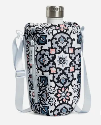 New Vera Bradley Crossbody Water Bottle/Drink Holder W/ Pocket Adjustable Strap • $22