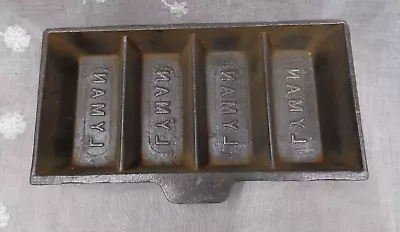 LYMAN 4pc Lead Metal Ingot Mold ~ 6-5/8  X 3-3/8  X 1  • $39.99