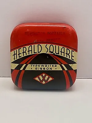 Vintage Herald Square Typewriter Ribbon Art Deco Style F.W. Woolworth Co. Estate • $21.99