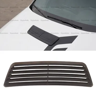 Car Universal Accessories ENGINE HOOD Air Outlet Vent Trim Cover Glossy Black • $9.99