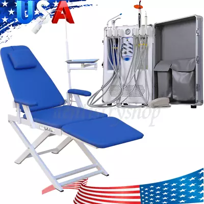 Portable Dental Mobile Delivery Unit Rolling Case Air Compressor 4H/Dental Chair • $367.99