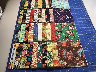 I SPY Quilt Squares Lot Of (40)  5 X5  100% Cotton Rotary Cut RARE SQUARES • $9